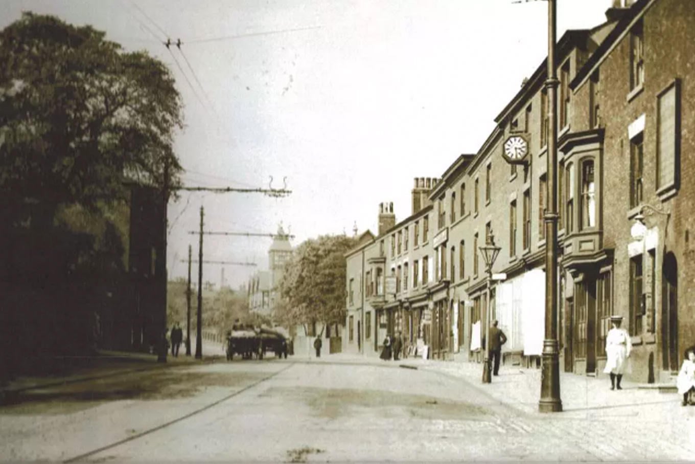 A historical image of S Wellens funeral directors